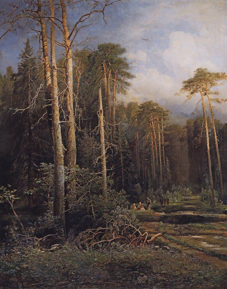 Алексей Кондратьевич Саврасов: Дорога в лесу. 1871